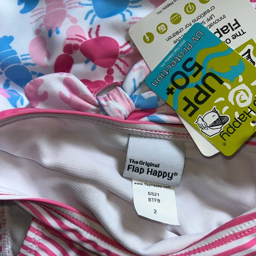 Lot of girls Flap Happy swimwear size 2 NWT UV 50